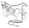 Page F Diagram and Parts List for ST20E ST 20 E 1995-01 Husqvarna Snow Blower