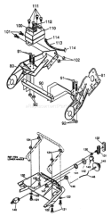 Page H Diagram and Parts List for ST20E ST 20 E 1995-01 Husqvarna Snow Blower
