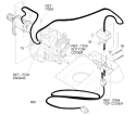 Page F Diagram and Parts List for ST21E ST 21 E 1995-09 Husqvarna Snow Blower