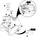 Page D Diagram and Parts List for ST21M ST 21 M 1995-09 Husqvarna Snow Blower