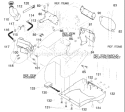 Page F Diagram and Parts List for ST21M ST 21 M 1995-09 Husqvarna Snow Blower
