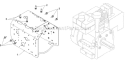 Chassis Engine Pulleys Diagram and Parts List for ST268EP ST 268EP 96191003802 - 2011-05 Husqvarna Snow Blower