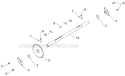 Drive Diagram and Parts List for ST268EP ST 268EP 96191003802 - 2011-05 Husqvarna Snow Blower