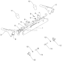 Handle Diagram and Parts List for ST268EP ST 268EP 96191003802 - 2011-05 Husqvarna Snow Blower