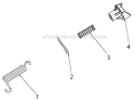 Handle Diagram and Parts List for ST268EP ST 268EP 96191003803 - 2011-07 Husqvarna Snow Blower