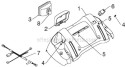 Handle Diagram and Parts List for ST268EP ST 268EP 96191003804 - 2012-07 Husqvarna Snow Blower
