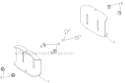 Auger Housing Impeller Diagram and Parts List for ST268EP ST 268EP 96191003805 - 2012-06 Husqvarna Snow Blower