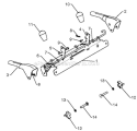 Handle Diagram and Parts List for ST268EP ST 268EP 96191003805 - 2012-06 Husqvarna Snow Blower