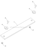 Auger Housing Impeller Diagram and Parts List for ST268EP ST 268EP 96191003805 - 2012-06 Husqvarna Snow Blower