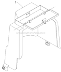 Chassis Engine Pulleys Diagram and Parts List for ST276EP ST 276EP 96191003902 - 2011-05 Husqvarna Snow Blower