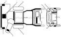 Decals Diagram and Parts List for ST276EP ST 276EP 96191003903 - 2011-07 Husqvarna Snow Blower
