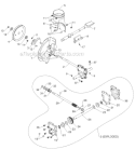 Auger Housing Impeller Diagram and Parts List for ST276EP ST 276EP 96191003903 - 2011-07 Husqvarna Snow Blower