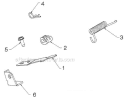 Handle Diagram and Parts List for ST276EP ST 276EP 96191003904 - 2012-06 Husqvarna Snow Blower