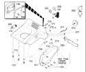 Page B Diagram and Parts List for ST521E ST 521 E 1997-10 Husqvarna Snow Blower