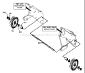 Page J Diagram and Parts List for ST521E ST 521 E 1998-02 Husqvarna Snow Blower
