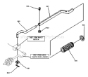 Page D Diagram and Parts List for ST521E ST 521 E 1998-02 Husqvarna Snow Blower
