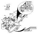 Part Location Diagram of 601002330 Husqvarna Decal, Danger Chute