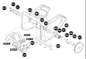 Page A Diagram and Parts List for ST521M ST 521 M 1997-10 Husqvarna Snow Blower