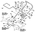 Page H Diagram and Parts List for ST521M ST 521 M 1998-01 Husqvarna Snow Blower