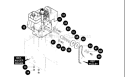 Part Location Diagram of 601001432 Husqvarna Guide, Rod Belt Rh