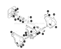 Part Location Diagram of 601002111 Husqvarna Shaft, Worm Imp Input