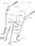 Page D Diagram and Parts List for ST723 ST 723 1996-12 Husqvarna Snow Blower