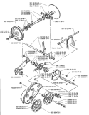 Page G Diagram and Parts List for ST723 ST 723 1996-12 Husqvarna Snow Blower