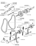 Page H Diagram and Parts List for ST723 ST 723 1996-12 Husqvarna Snow Blower
