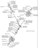 Page A Diagram and Parts List for ST723 ST 723 1999-10 Husqvarna Snow Blower