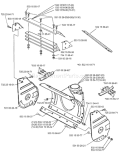 Page K Diagram and Parts List for ST723 ST 723 1999-10 Husqvarna Snow Blower