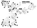 Part Location Diagram of 601001521 Husqvarna Plate, Auger Housing Right Hand