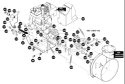 Page H Diagram and Parts List for ST724 ST 724 1996-01 Husqvarna Snow Blower