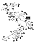 Part Location Diagram of 601001483 Husqvarna Wheel, Assembly Friction Disc
