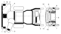 Page D Diagram and Parts List for ST9027 ST 9027 HU9027STB -954223074 -2003-08 Husqvarna Snow Blower