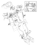 Page F Diagram and Parts List for ST9027 ST 9027 HU9027STB -954223074 -2003-08 Husqvarna Snow Blower