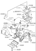Page K Diagram and Parts List for ST926 ST 926 1996-12 Husqvarna Snow Blower