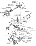 Page G Diagram and Parts List for ST926 ST 926 1996-12 Husqvarna Snow Blower