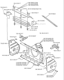 Page K Diagram and Parts List for ST926 ST 926 1999-10 Husqvarna Snow Blower