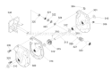 Page L Diagram and Parts List for ST927E ST 927 E 1996-01 Husqvarna Snow Blower