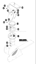 Page E Diagram and Parts List for ST927E ST 927 E 1996-01 Husqvarna Snow Blower