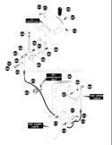 Page F Diagram and Parts List for ST927E ST 927 E 1996-01 Husqvarna Snow Blower