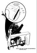 Page G Diagram and Parts List for ST927E ST 927 E 1996-01 Husqvarna Snow Blower