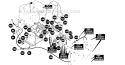 Page K Diagram and Parts List for ST927E ST 927 E 1997-11 Husqvarna Snow Blower