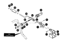 Page C Diagram and Parts List for ST927E ST 927 E 1998-01 Husqvarna Snow Blower