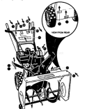 Page D Diagram and Parts List for ST927E ST 927 E 1998-01 Husqvarna Snow Blower