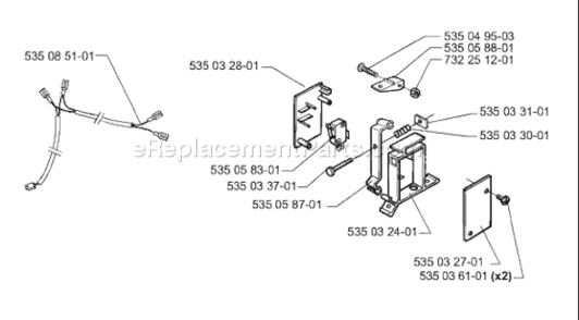 Page C Diagram and Parts List for SOLAR 2001-01 Husqvarna Lawn Mower