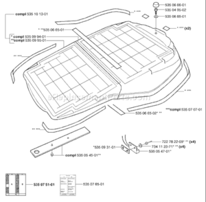 Part Location Diagram of 535070701 Husqvarna Protector