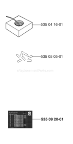 Part Location Diagram of 535092001 Husqvarna New Part