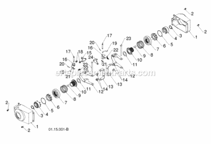 Page Y Diagram and Parts List for ST 2012-08 Husqvarna Snow Blower
