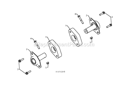 Page I Diagram and Parts List for ST 2012-08 Husqvarna Snow Blower
